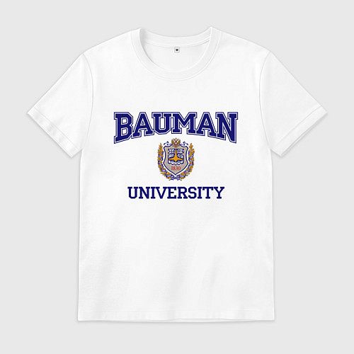 Мужская футболка BAUMAN University / Белый – фото 1