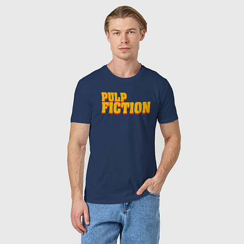 Мужская футболка Pulp Fiction / Тёмно-синий – фото 3