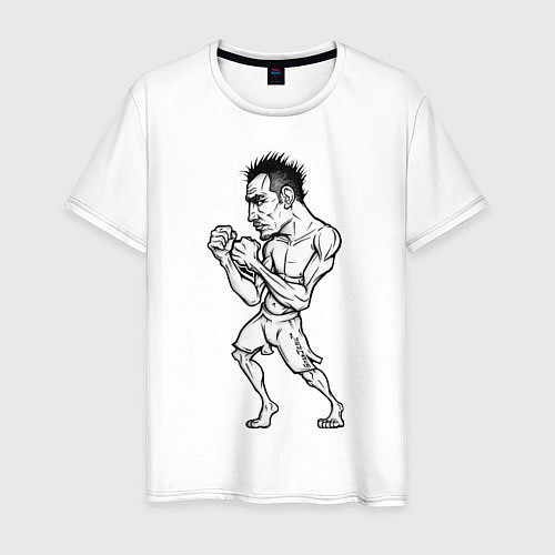 Мужская футболка Tony Ferguson art / Белый – фото 1