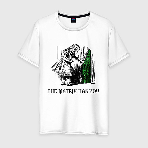 Мужская футболка Matrix Alice / Белый – фото 1