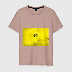 Мужская футболка Metro Exodus: Yellow Grunge