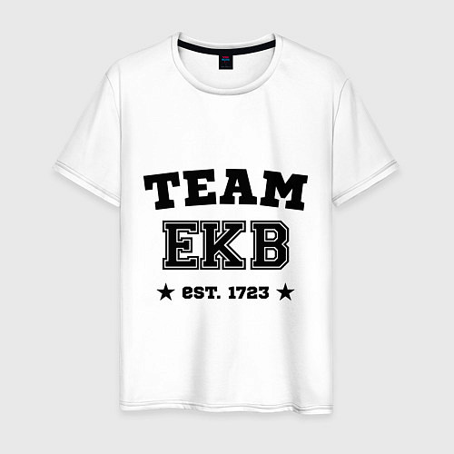 Мужская футболка Team EKB est. 1723 / Белый – фото 1