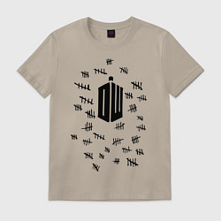 Футболка хлопковая мужская Doctor Who: Days, цвет: миндальный