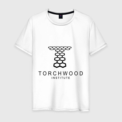 Мужская футболка Torchwood Institute / Белый – фото 1