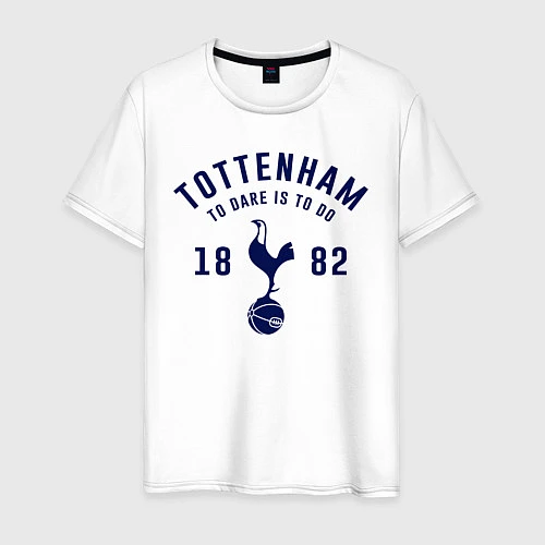 Мужская футболка FC Tottenham 1882 / Белый – фото 1