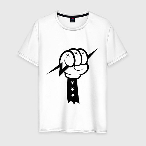 Мужская футболка Volt Hand / Белый – фото 1