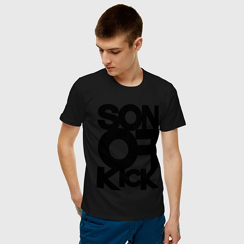 Мужская футболка Son of Kick / Черный – фото 3