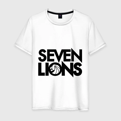 Мужская футболка 7 Lions / Белый – фото 1