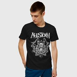 Футболка хлопковая мужская Alestorm: Pirate Bay, цвет: черный — фото 2