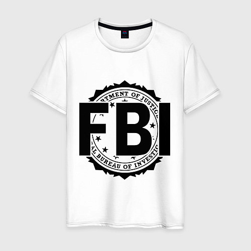 Мужская футболка FBI Agency / Белый – фото 1