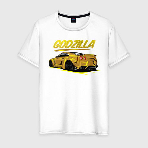 Мужская футболка Nissan GODZILLA / Белый – фото 1