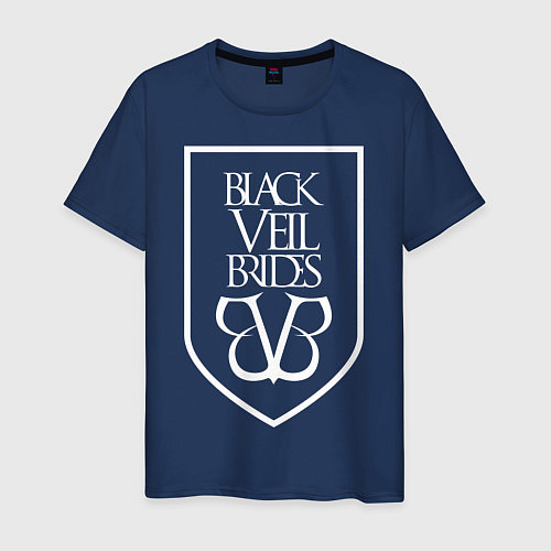 Мужская футболка Black Veil Brides: Knives and Pens / Тёмно-синий – фото 1