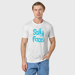 Футболка хлопковая мужская SALLY FACE, цвет: белый — фото 2