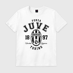 Футболка хлопковая мужская Forza Juve 1897: Torino, цвет: белый