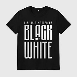 Мужская футболка Juventus: Black & White