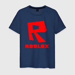 Футболка хлопковая мужская ROBLOX, цвет: тёмно-синий