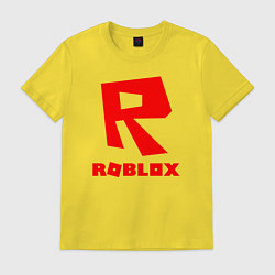 Футболка хлопковая мужская ROBLOX, цвет: желтый