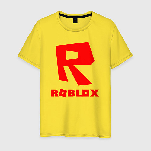 Мужская футболка ROBLOX / Желтый – фото 1