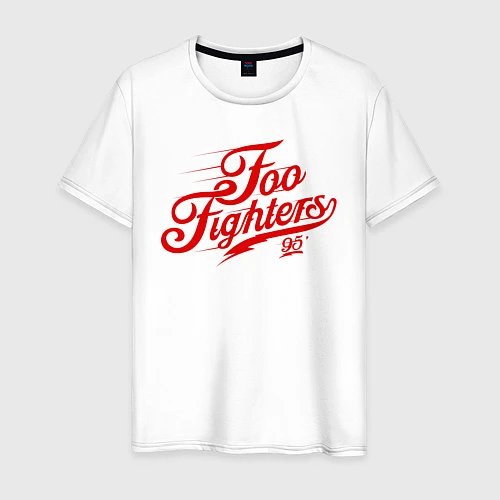Мужская футболка Foo Fighters 95 / Белый – фото 1