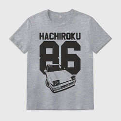 Мужская футболка Toyota AE86 Hachiroku