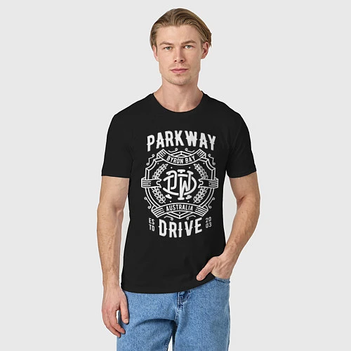 Мужская футболка Parkway Drive: Australia / Черный – фото 3