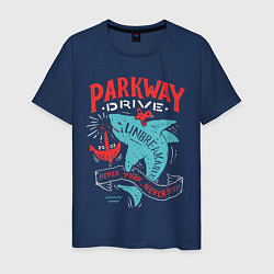 Футболка хлопковая мужская Parkway Drive: Unbreakable, цвет: тёмно-синий