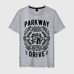 Футболка хлопковая мужская Parkway Drive: Australia, цвет: меланж