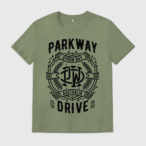 Мужская футболка Parkway Drive: Australia / Авокадо – фото 1