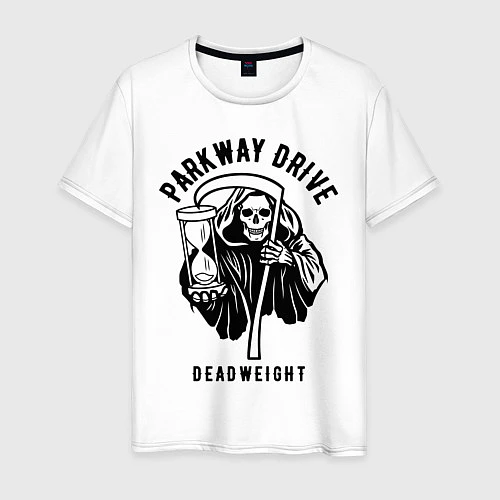 Мужская футболка Parkway Drive: Deadweight / Белый – фото 1