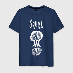 Футболка хлопковая мужская Gojira, цвет: тёмно-синий