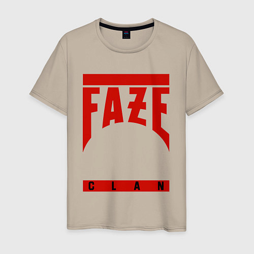 Мужская футболка FaZe Clan / Миндальный – фото 1