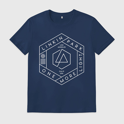 Мужская футболка Linkin Park: One More Light / Тёмно-синий – фото 1