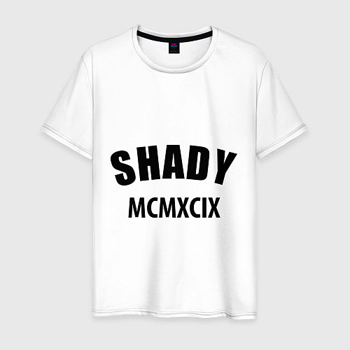 Мужская футболка Shady MCMXCIX / Белый – фото 1