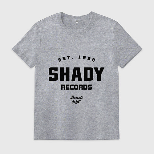 Мужская футболка Shady records / Меланж – фото 1