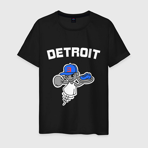 Мужская футболка Detroit / Черный – фото 1