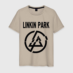 Футболка хлопковая мужская Linkin Park, цвет: миндальный