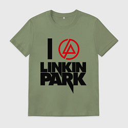 Мужская футболка I love Linkin Park