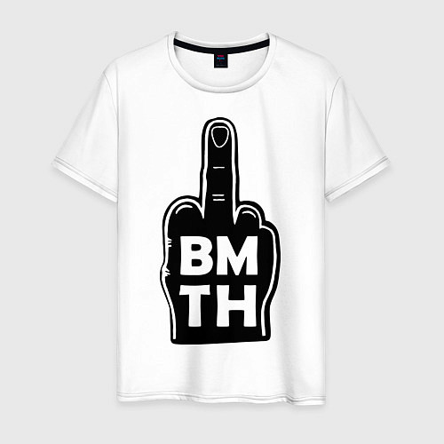 Мужская футболка BMTH Fuck / Белый – фото 1