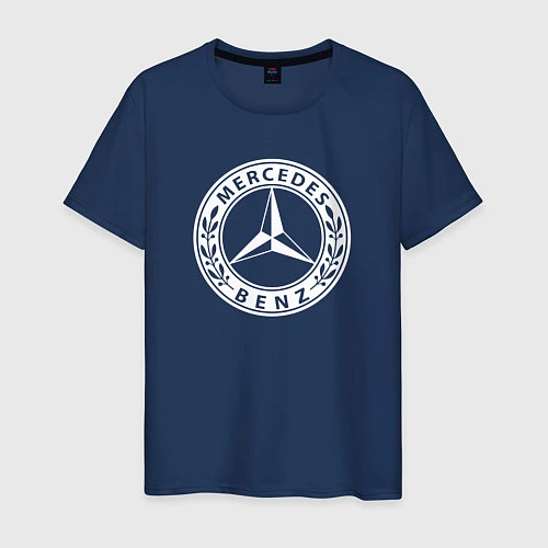 Мужская футболка MERCEDES-BENZ: Classic / Тёмно-синий – фото 1