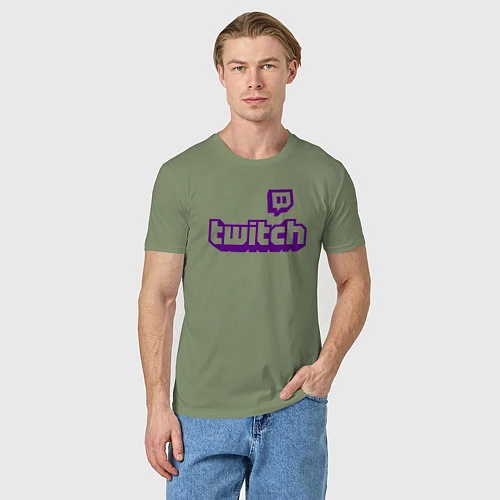 Мужская футболка Twitch / Авокадо – фото 3