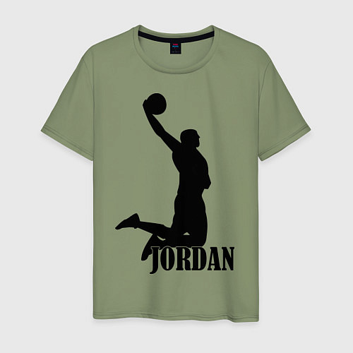 Мужская футболка Jordan Basketball / Авокадо – фото 1