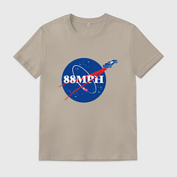 Мужская футболка NASA Delorean 88 mph