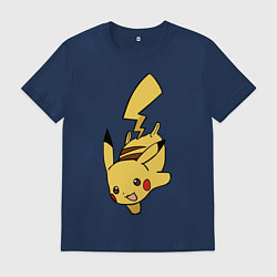 Мужская футболка Радостный Пикачуха