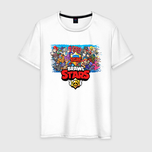 Мужская футболка BRAWL STARS / Белый – фото 1