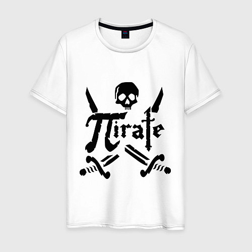 Мужская футболка Пират / Белый – фото 1
