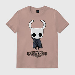 Футболка хлопковая мужская Hollow Knight, цвет: пыльно-розовый