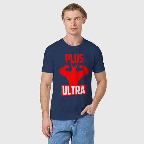 Мужская футболка PLUS ULTRA красный / Тёмно-синий – фото 3
