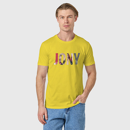 Мужская футболка Jony Аллея / Желтый – фото 3