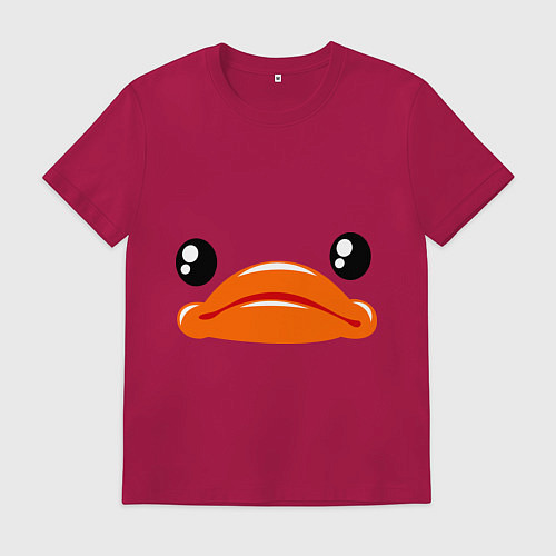 Мужская футболка Утка / Маджента – фото 1