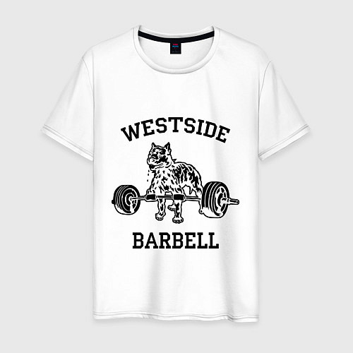 Мужская футболка Westside barbell / Белый – фото 1